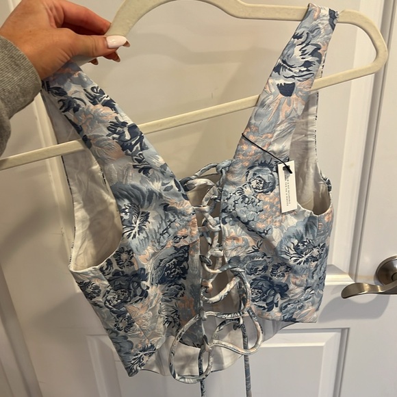 Floral corset top - yellow the label - Picture 8 of 8